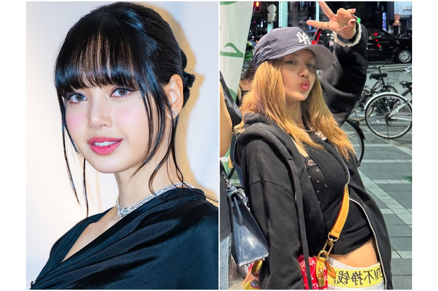 BLACKPINK・リサ、大胆“見せパン”ファッションで日本満喫！鞄の日本キャラにも注目【PHOTO】 画像