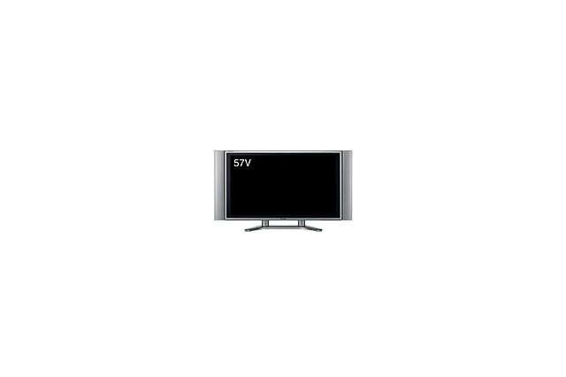 シャープ、フルHDパネル搭載の57/37V型液晶テレビ「AQUOS」 画像