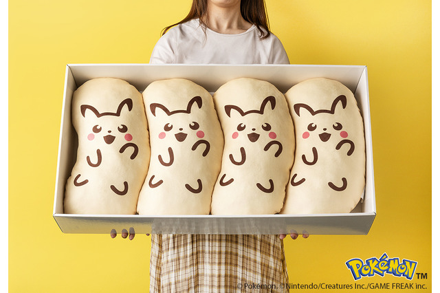 “ピカチュウ”デザインの東京ばな奈が巨大クッションに！箱のサイズは通常の約4倍 画像
