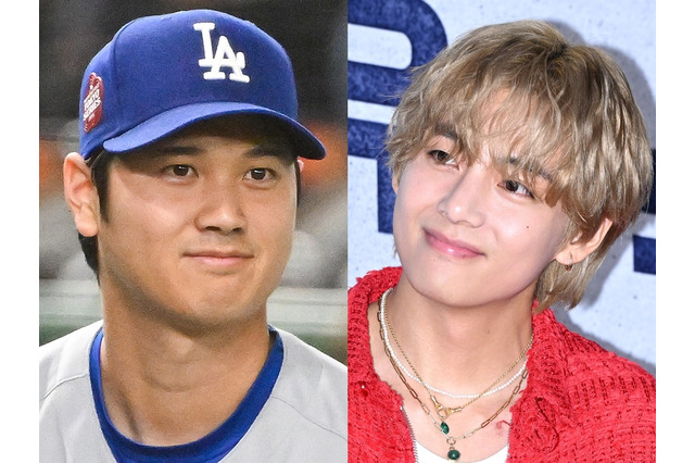 大谷翔平と対面の舞台裏も…BTS・V、LAドジャース始球式ビハインド映像公開！「楽しかった」 画像