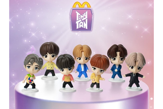 日本でも売ってほしい…！韓国マクドナルド、BTSキャラ「TinyTAN」とコラボしたハッピーセット販売開始 画像