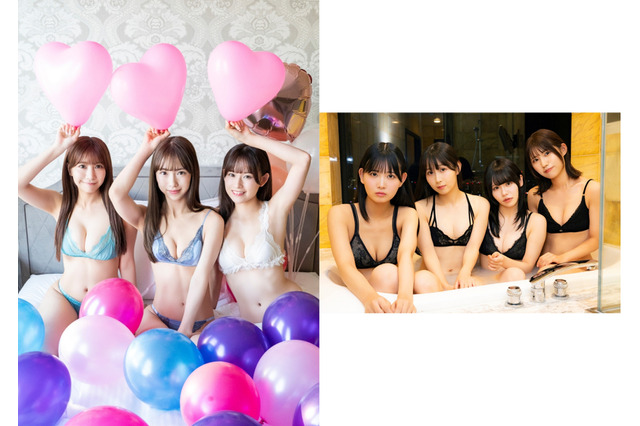 SKE48新選抜7名がチーム別に水着グラビア！“賑やか＆大人の雰囲気”の対照的な表情見せる 画像