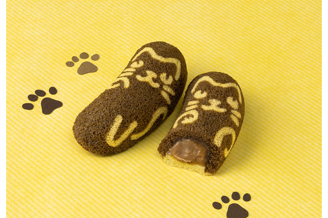 東京ばな奈が黒猫“ぶにゃんこ”に!チョコバナナ味になって10月1日から期間限定発売 画像