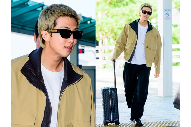 BTS・RM、181cmの圧巻スタイルで空港を魅了！“ワールドクラス”オーラ全開でイタリアへ出国【空港写真】 画像