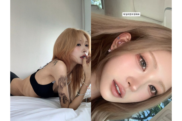 もはや“顔面まちがい探し”？早逝した元巨人投手を父に持つ韓国インフルエンサー、整形した顔の変化を出題 画像