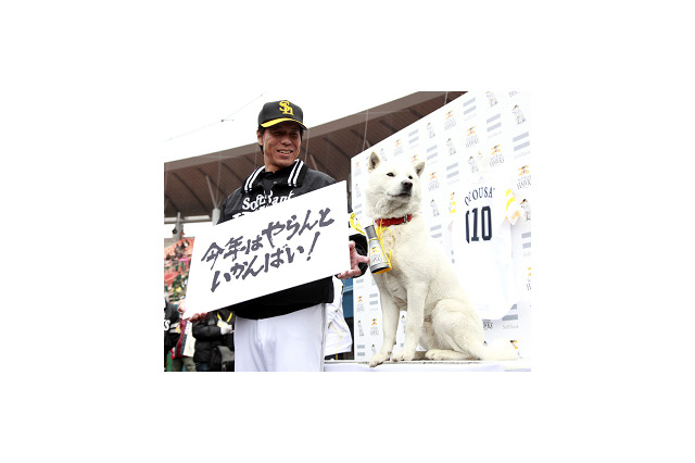 白戸家お父さん、ホークス応援隊長続投で活動強化を宣言 画像