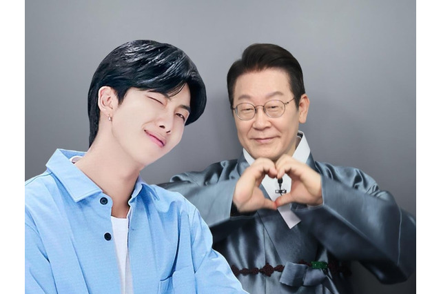 「オーマイガー、合成？」とBTS・RM本人も反応　韓国大統領が投稿した話題の“ツーショット”、真相とは 画像