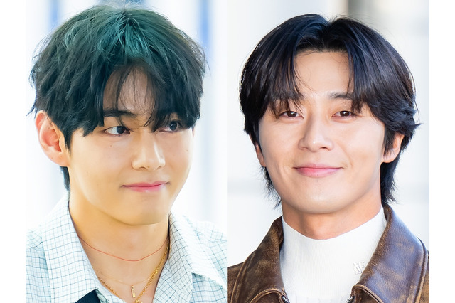 BTS・V、俳優パク・ソジュンら仲良し“ウガ・ファミリー”完全体で集結！夜のお散歩SHOTが話題【PHOTO】 画像