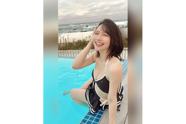 あまつまりな、2025年最後のプライベート水着公開！ 画像