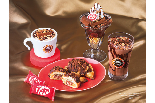 キットカットを丸ごと使用！サンマルクカフェ、“濃厚チョコ尽くし”パフェやチョコクロを11月6日販売開始 画像