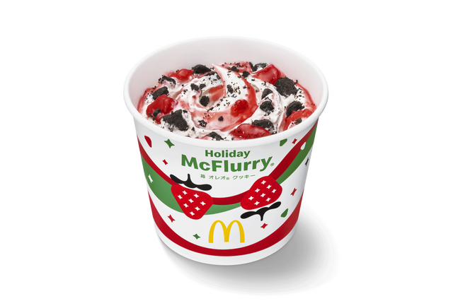 マックフルーリーのストロベリー＆オレオ味が3年ぶりに復活！新CMに広瀬すずと宮﨑あおいが姉妹役として登場 画像