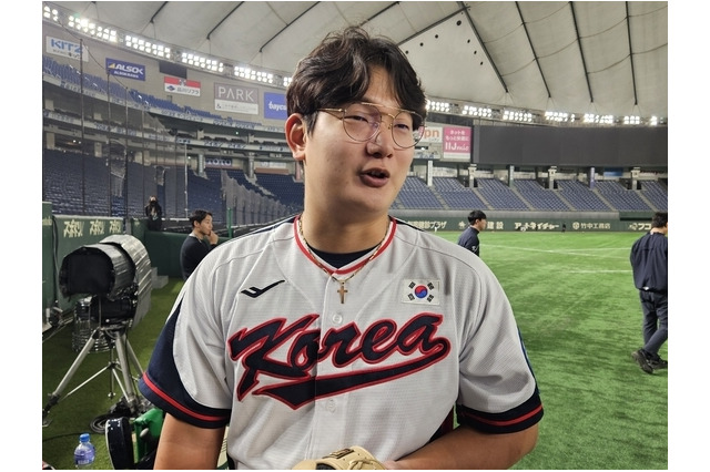 侍ジャパンと戦う“NPB好き”韓国21歳が才能発揮　通訳ナシで日本語取材対応「中学時代に勉強しました」 画像