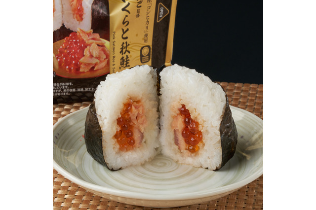 「いくら」と「秋鮭」を一度に堪能！ファミマ、おにぎり専門店監修の「ごちむすび」を18日より発売 画像