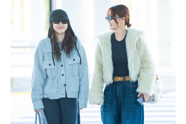 TWICE、個性が光る“冬コーデ”で空港に登場！ワールドツアー「THIS IS FOR」台湾公演のため出国【空港写真】 画像