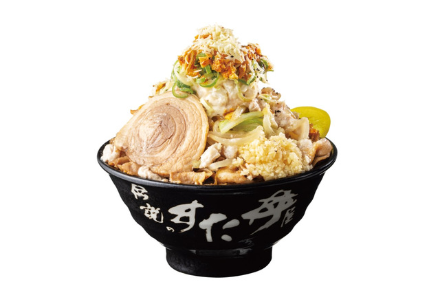 伝説のすた丼屋、クリスマス特別メニュー“モンスター丼”を販売！ニンニク・背脂・肉マシマシマシな一杯 画像