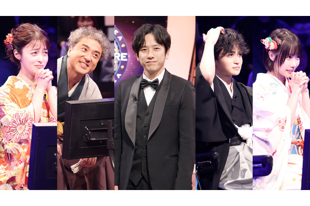 新MC二宮和也と豪華ゲストの緊迫した表情！13年ぶりに放送『クイズ＄ミリオネア』スタジオ収録の様子を初公開 画像