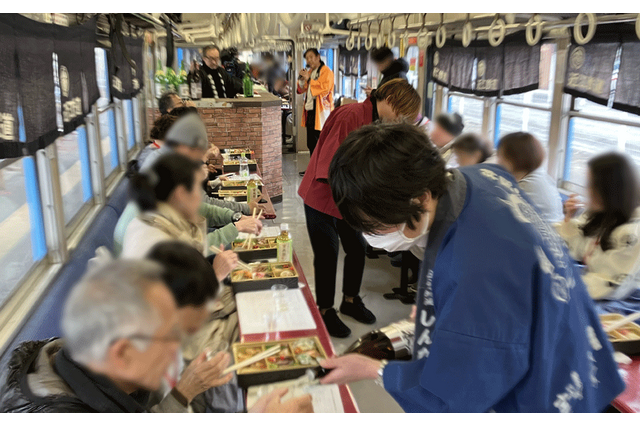 鉄道を貸し切って滋賀・甲賀市の地酒を堪能！近江鉄道「地酒電車」で2026年2月に日本酒飲み放題ツアー開催 画像