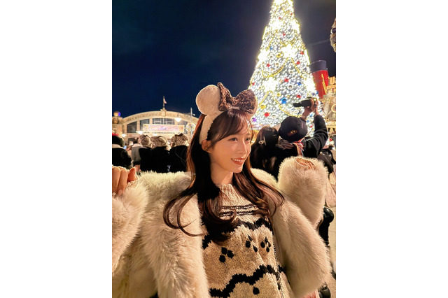 AKB48・小栗有以、ディズニープライベートショット！もこもこコーデが好評！ 画像