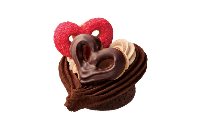 ミスド×ゴディバ、“3種のハートチュロ”がかわいい新作スイーツを22日に発売！ 画像