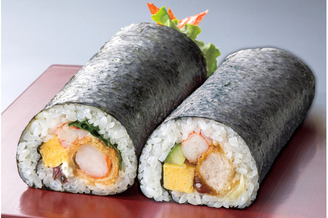 さぼてん、「ごちかつ恵方巻」節分限定で登場！ヒレかつと海老フライの2種類を販売 画像