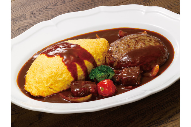 ロイヤルホスト、18日よりグランドメニュー改定！「黒×黒ハンバーグ」のコンビネーションメニュー2品が登場 画像