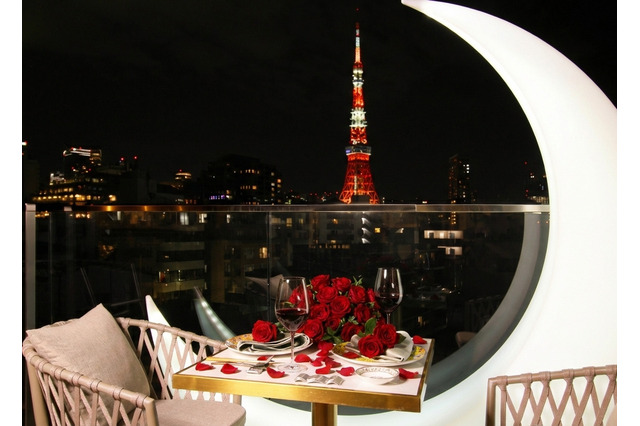 東京タワーを一望できる夜景が魅力！麻布十番のモダン香港料理店がバレンタイン特別メニュー開始 画像