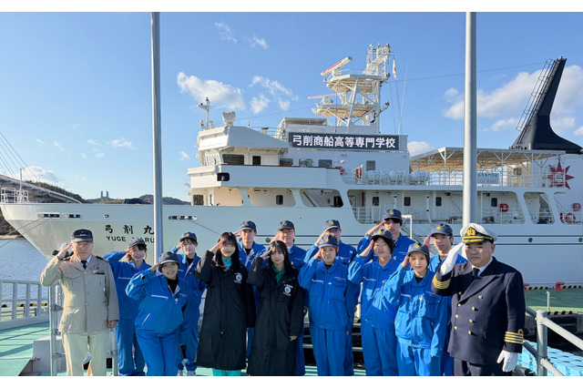 STU48、愛媛・弓削商船高専に潜入！船員を夢見る学生たちの現場を体験 画像