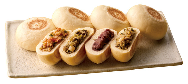 縄文おやき各種　各270円（税込）