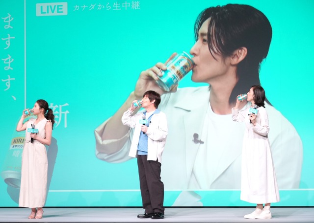 今田美桜、内村光良、天海祐希、目黒蓮【撮影：小宮山あきの】