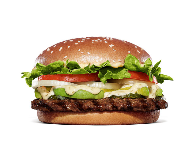 「クリーミーマヨ アボカドワッパー」単品940円、セット1,240円