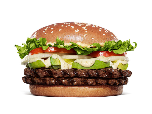 「ダブルクリーミーマヨ アボカドワッパー」単品1,340円、セット1,640円