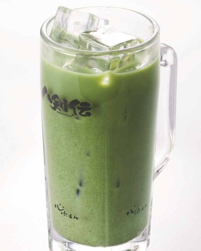 「抹茶ハイ（辻利一本店の抹茶使用）」550円（税込）