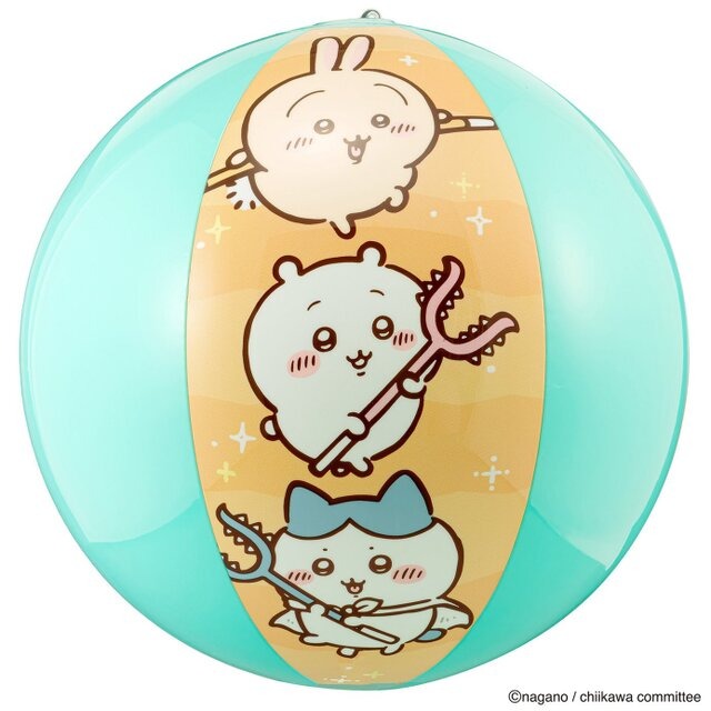 「ちいかわ」夏のレジャー向け新商品が本日4月10日11時より発売！うきわや晴雨兼用折傘、オモテウラ楽しめるコースター全22種も