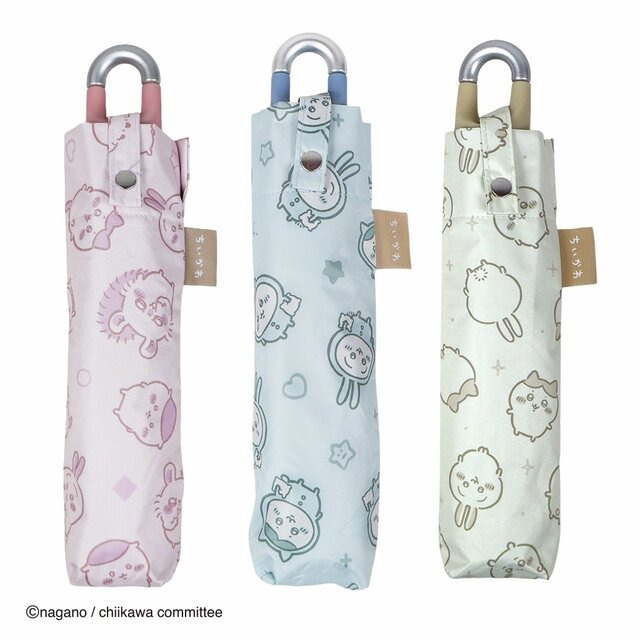 「ちいかわ」夏のレジャー向け新商品が本日4月10日11時より発売！うきわや晴雨兼用折傘、オモテウラ楽しめるコースター全22種も