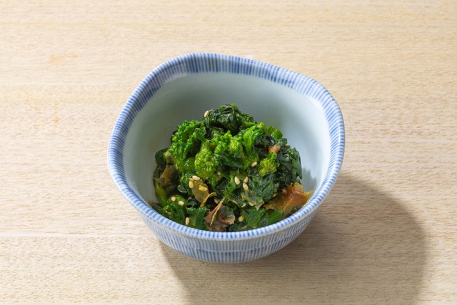菜の花からし和え