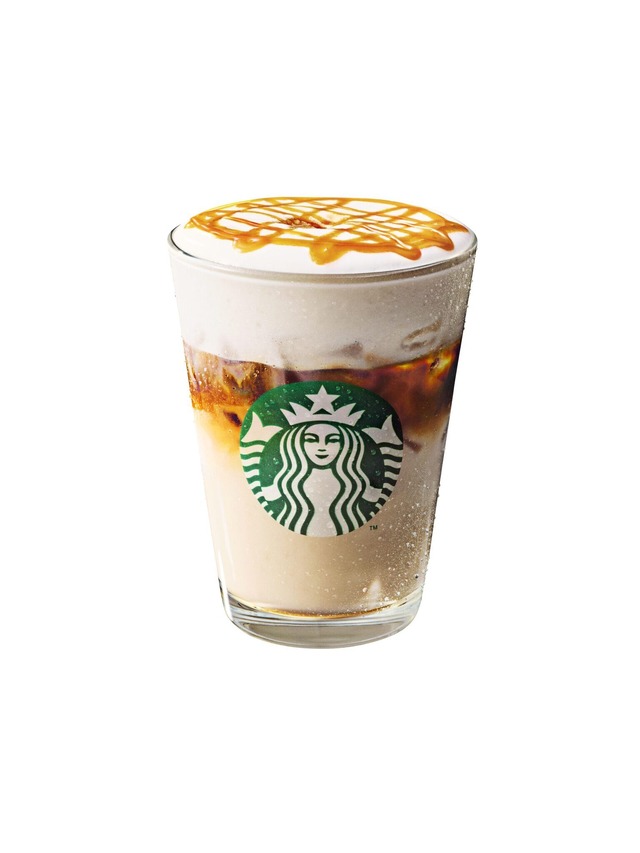 アイスの『キャラメル マキアート』は、ふわふわのムースフォームを重ねたニュースタイルに！