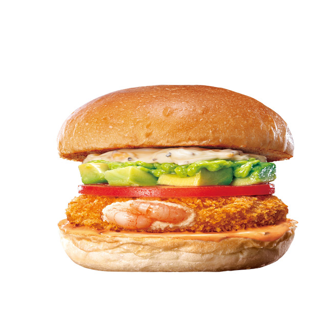 「アボカドえびバーガー」590円（税込）