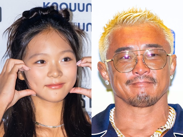 秋山成勲の娘サランちゃん、“モデル級スタイル”に成長！178cm父も驚き「肩ほぼ同じ」