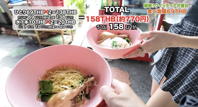 【アジア美食レポート】約350円で食べ放題！バンコクの激安クイッティアオ店に潜入