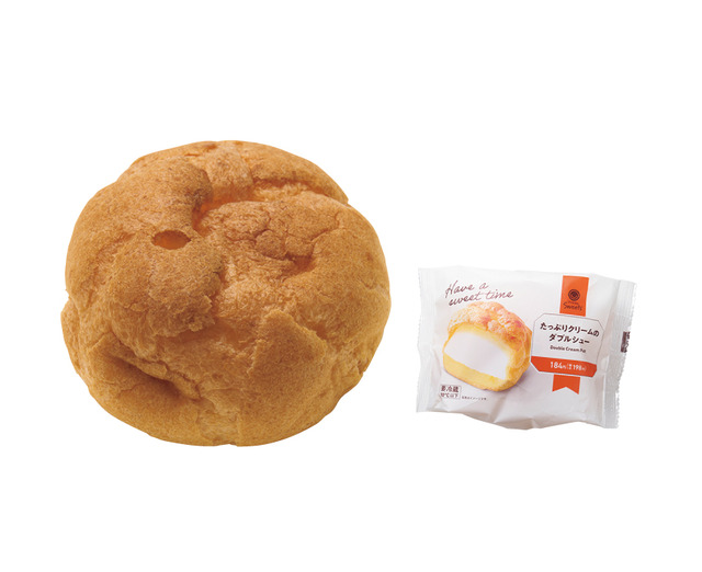 「B評価：シャトレーゼ ダブルシュークリーム 北海道純生クリーム」実勢価格：108円／75g
