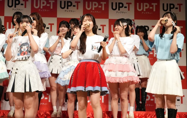 「UP-T×AKB48 Group新CM発表会」【撮影：小宮山あきの】