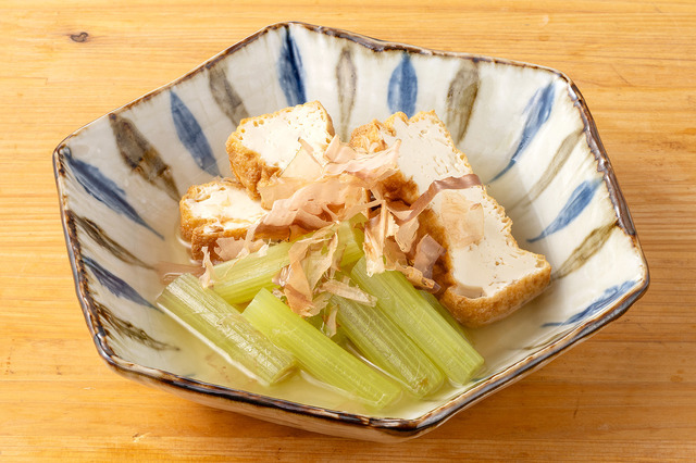 「ふきと厚揚げのたいたん」（450円）
