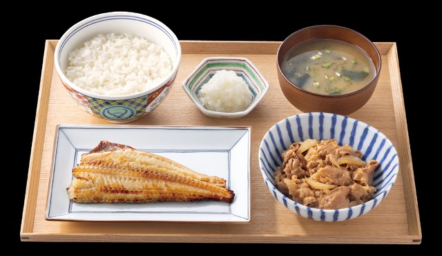 牛ほっけ定食