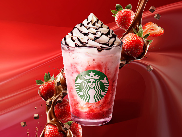 『イチゴ チョコレート フラペチーノ』