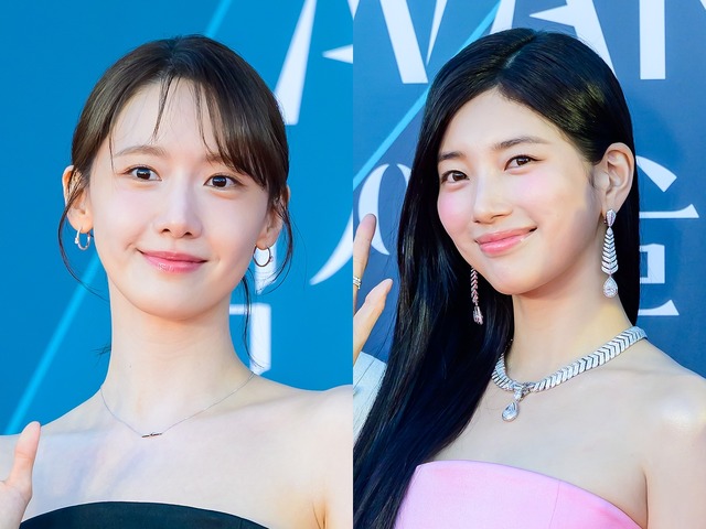 “国民の初恋”2人の授賞式の衣装が被った!?少女時代・ユナ＆スジ、稀な事態も異なる魅力で感嘆誘う