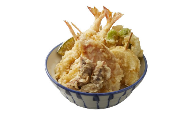大海老・金目鯛・ほたるいかの初夏天丼　1,190円（税込）