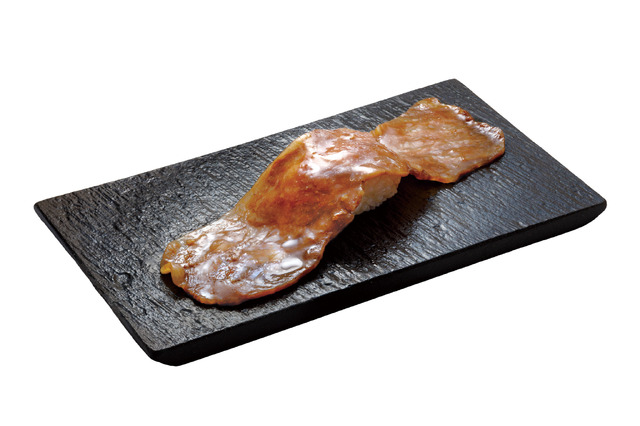 大判 黒毛和牛カルビ焼肉風握り　　　　390円（税込429円）