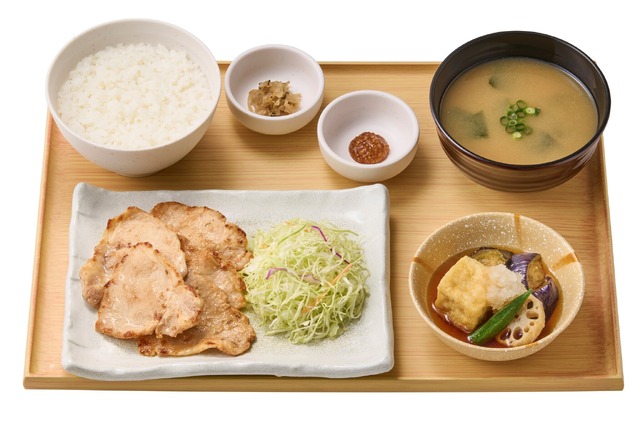 三元豚ロースの西京焼と揚げ出し豆腐の定食　1,120円