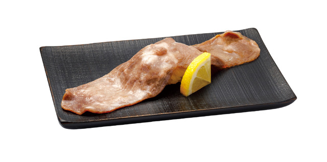 直火焼き牛たん握り　　　　　　　　　390円（税込429円）