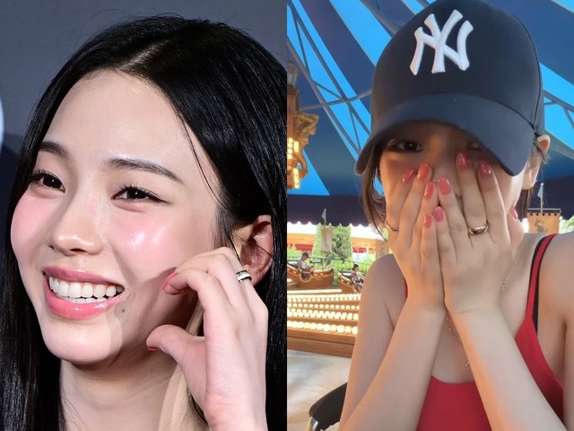 aespa・カリナ、テーマパークをお忍び訪問!?帽子を被っていても隠せない美貌とはしゃぐ姿が話題